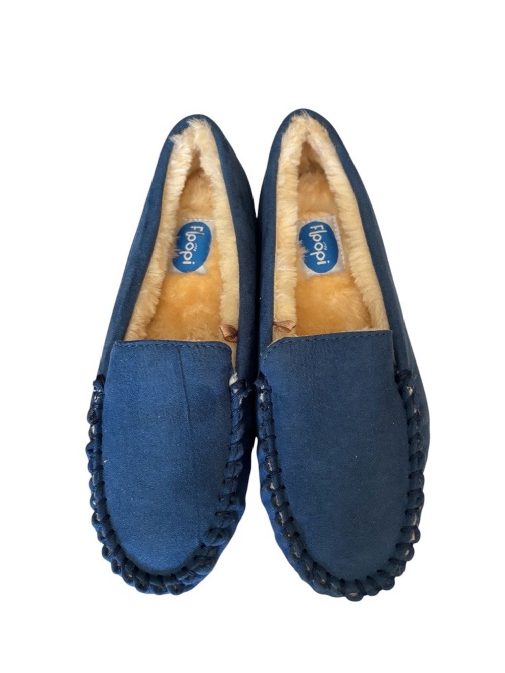 New Floopi Women's Lily Moccasin Faux Suede Shoes. Size 6